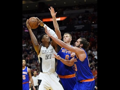 Hassan Whiteside vs Knicks (06/12/2016) - 23 Pts, 14 Rebs, 3 Blocks!