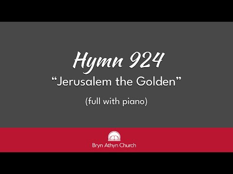 Jerusalem the Golden Piano Performance Video