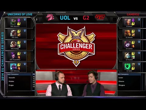 Gamers 2 vs Unicorns of Love | Game 2 Quarter Finals S4 EU CS #2 Summer 2014 Playoffs | G2 vs UOL