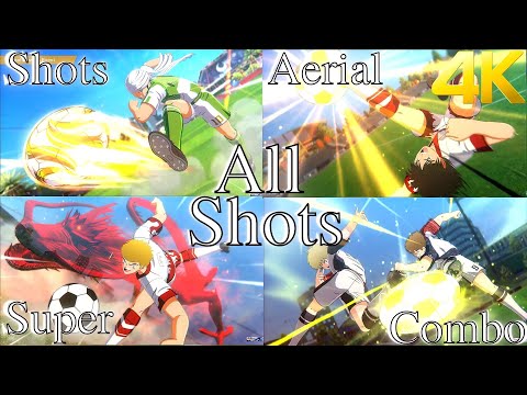 Animations ONLY - All Shots + Super Shots + Combo + Aerial Shots | Captain Tsubasa: RONC