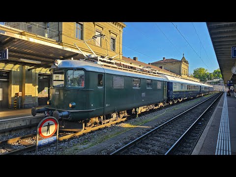 SBB Re 4/4 I 10039 mit einem Extrazug in Schaffhausen