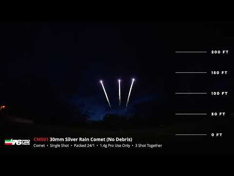 CM501 30mm Silver Rain Comet (No Debris) - '76 Pro Line Italia 2025