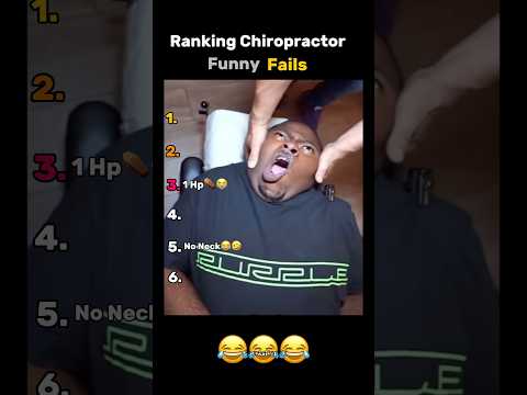 The funniest chiropractor fails😂😭#shorts #funny #chiropractor #fails