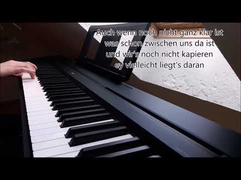 Auf halbem Weg - Wincent Weiss (piano cover + lyrics)