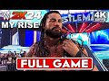 WWE 2K24 MyRise Gameplay Walkthrough FULL GAME [4K 60FPS PS5] - No Commentary