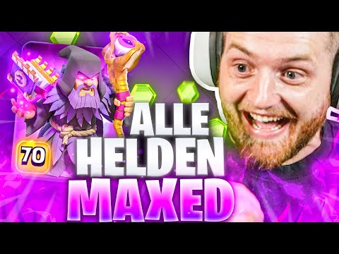 😍😨WARDEN maxed & somit ALLE Helden!!! - F2Pass Lootboxen ÖFFNEN in Clash of Clans!