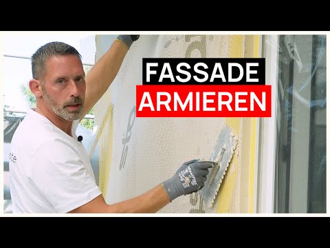 FASSADE ARMIEREN |  FASSADE VERPUTZEN MIT GEWEBE - So macht es der PROFI!