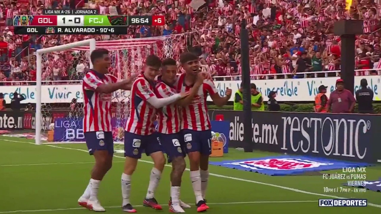 🐐😤 GOL AGÓNICO Roberto 'Piojo' Alvarado | Chivas 1-0 FC Juárez | Fecha 2 | Apertura 2026 | Liga MX