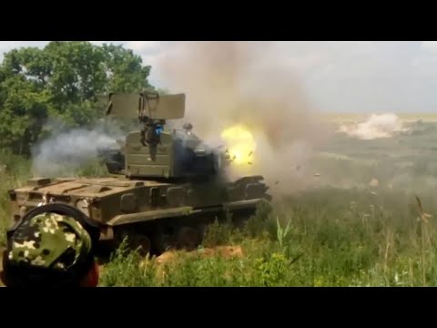 2K22 Tunguska Anti-Aircraft System: Live-Fire Training
