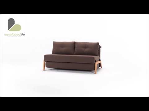 CUBED 140 von INNOVATION Schlafsofa mit Eichenholzfüßen - mysofabed.de