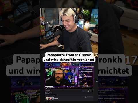 Papaplatte fronts Gronkh and cashes in directly #papaplatte #papaplatteclips #gronkh