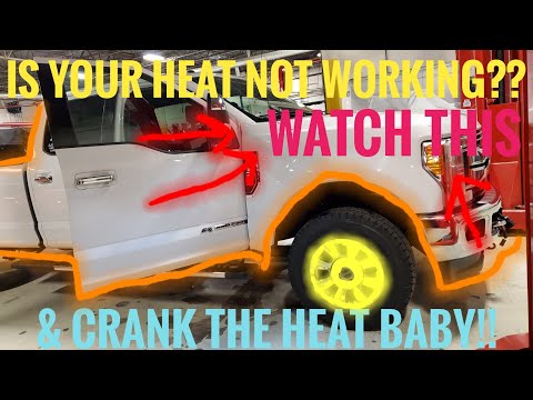 2017-2021 Ford Superduty | MUST SEE | NO HEAT -- LOW COST/EASY FIX