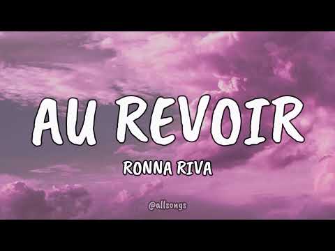 Ronna Riva - Au revoir (Lyric)