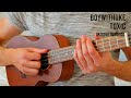 BoyWithUke Toxic EASY Ukulele Tutorial With Chords Lyrics