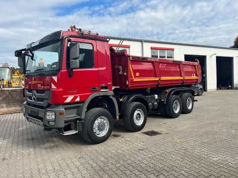 Mercedes-Benz 4144 Actros 8x6 3-Seiten-Kipper mit Bordmatic