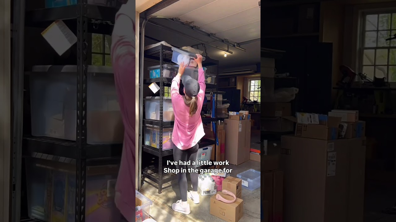 From Embarrassing Mess to Organized Space #beforeandafter #garagegoals #diy