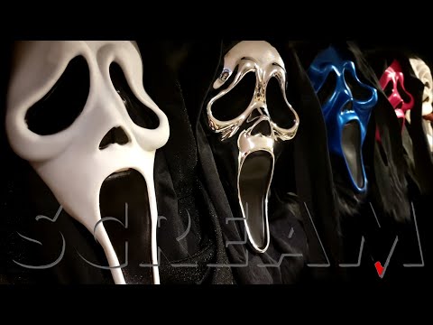 SCREAM 25TH ANNIVERSARY SPARKLY GHOSTFACE MASK