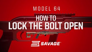 How to Lock the Bolt Open on a Model 64