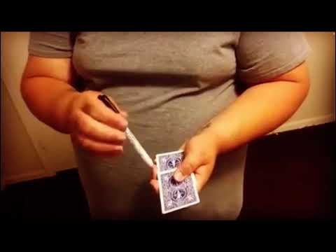 Michael Pilkey’s Poor Mans Sharpie Through Card