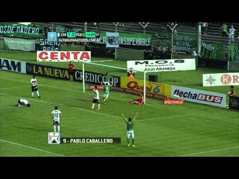 Gol Caballero. Chicago 1 - Ferro 1. Fecha 6. B Nacional. FPT