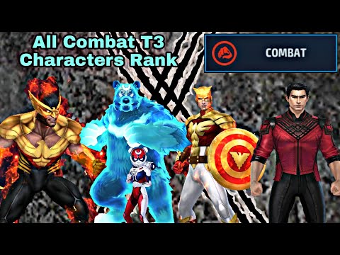 All Combat T3 Characters Rank - Marvel Future Fight