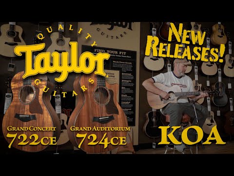 Taylor's All-New Koa 700 Series Guitars (722ce & 724ce)