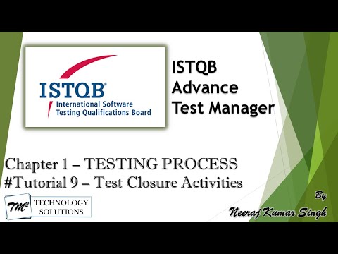 ISTQB Test Manager Introduction