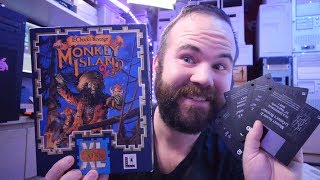 Monkey Island 2 Lechuck's Revenge Boxed Game on Floppies + Gameplay On Roland CM-32L