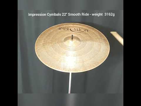 Impression Cymbals 22" Smooth Ride - weight 3162g