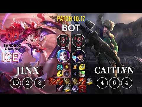 SB Ice Jinx vs Caitlyn Bot - KR Patch 10.17