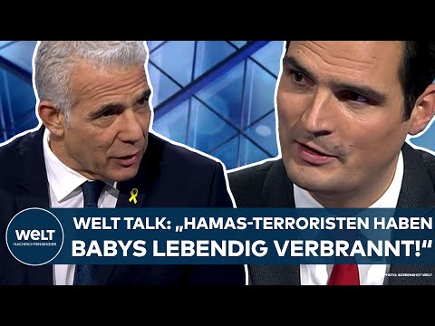 Video Thumbnail: WELT TALK SPEZIAL: "Hamas -Terroristen haben Babys lebendig verbrannt!" - Yair Lapid
