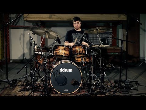 ddrum Dios Maple 5 Piece Kit - Exotic Zebra Wood