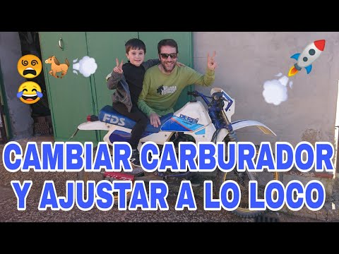 Fit Amal CARBURETOR on MOTORCYCLE and adjust with different chewing gum AND PROOF TO LOCO