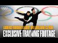 Fournier Beaudry And Cizeron Have Arrived Exclusive Training Footage Ahead Of Milano Cortina 2026