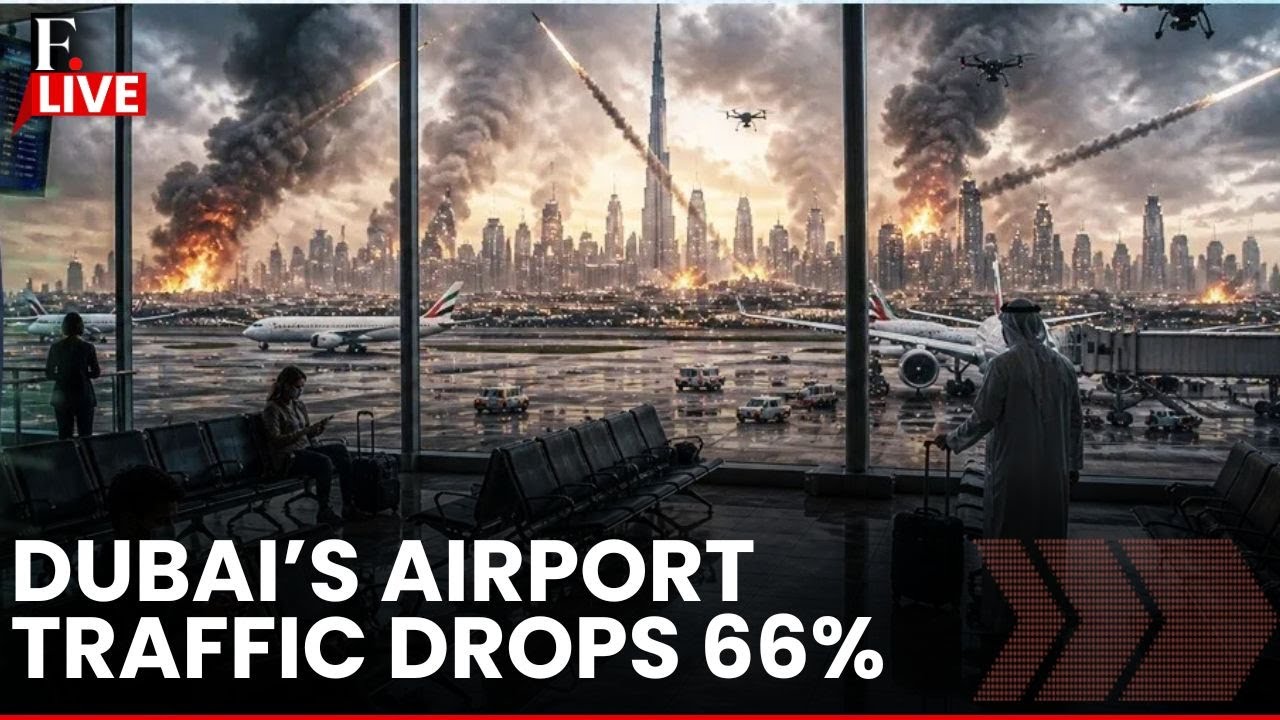 LIVE: Dubai Airport's 66% Passenger Slump in 2026 | Iran's Renews UAE Attack