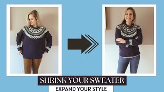 How To Shrink A Sweater At Home? Easy Working Methods