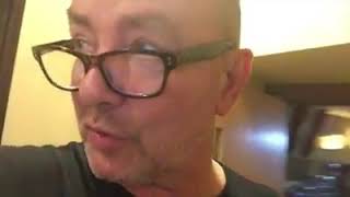 FRANCIS DUNNERY-BACKSTAGE EAT ME IN ST LOUIS TOUR JANUARY 2018