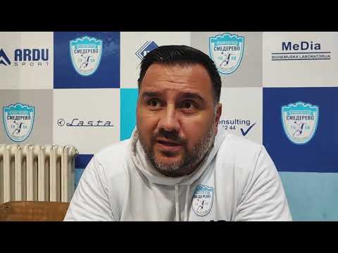 konferencija za novinare posle derbija RK Smederevo - RK Ub