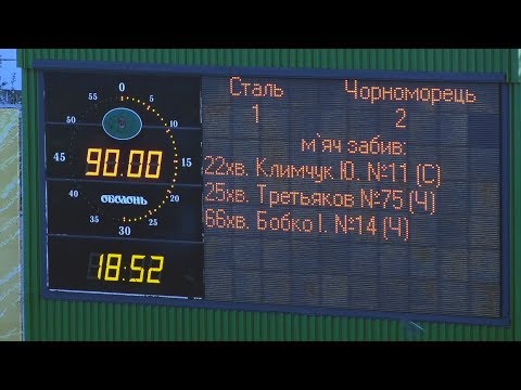 FK Stal Kamianske Dniprodzerzhynsk 1-2 FK Chornomo...