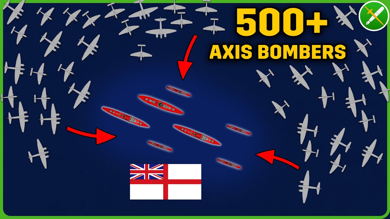 Devastating Air Attack on British Fleet – Battle for Crete 1941 Animated Documentary