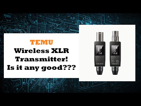 Temu Wireless Microphone Transmitter and Receiver