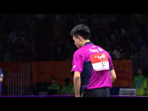 2015WTTC Men's Singles R4 FANG Bo vs XU Xin CHN 方博vs许昕