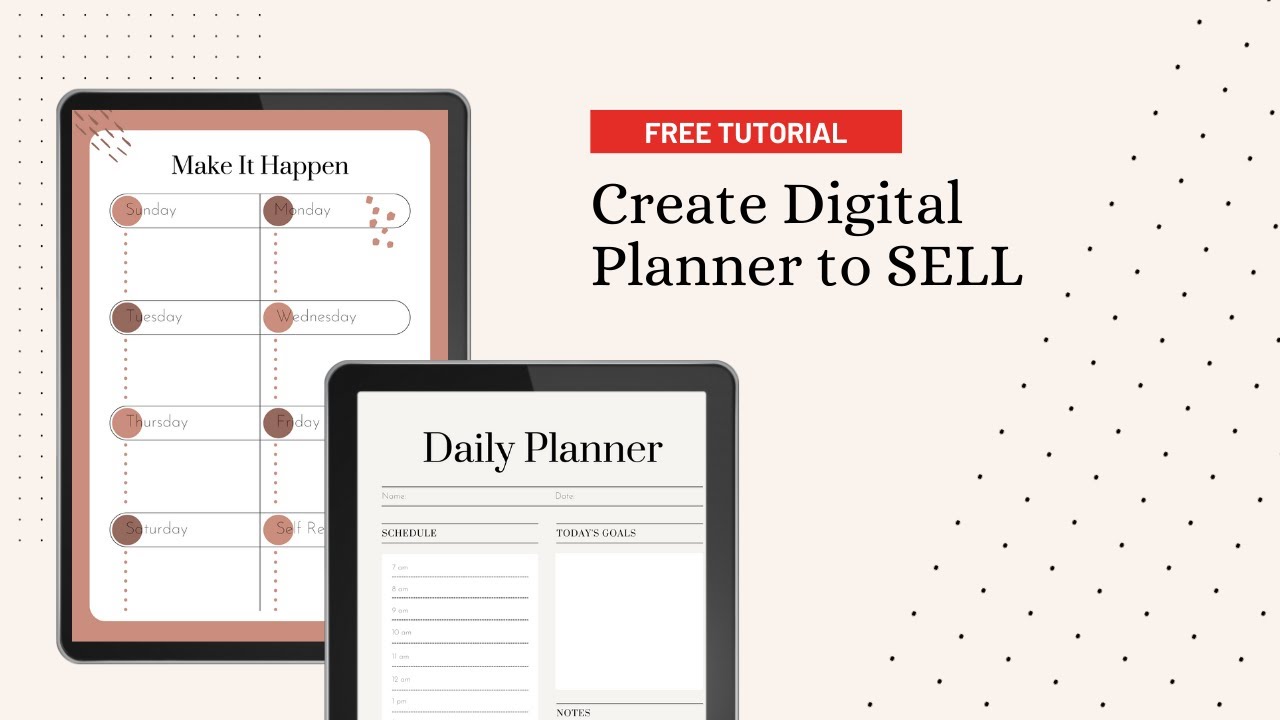 How to Create a Digital Planner to Sell on Etsy