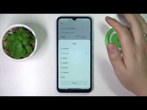 XIAOMI Redmi 10A - How To Change Screen Timeout To Never