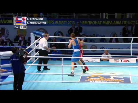 Men's Welter (69kg) - Quarter Final - Arisnoidys DESPAIGNE (CUB) vs Aram AMIRKHANYAN (ARM)