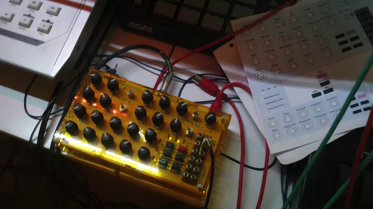 mutable instruments anushri drums controled by a nord modular