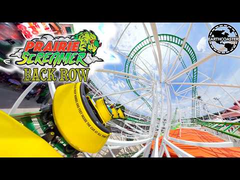 Back row point of view footage of Prairie Screamer