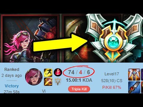 PLACING A MASTERS PLAYER IN A SILVER GAME (70+ KILLS) - League of Legends