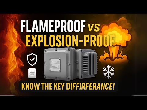 Flameproof vs Explosion-Proof: What's the Difference?