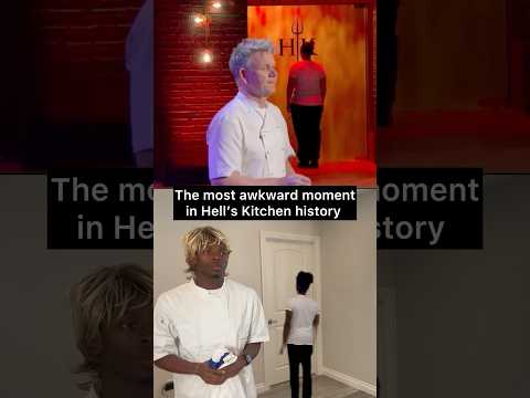 Most awkward moment in Hell’s Kitchen history 😂